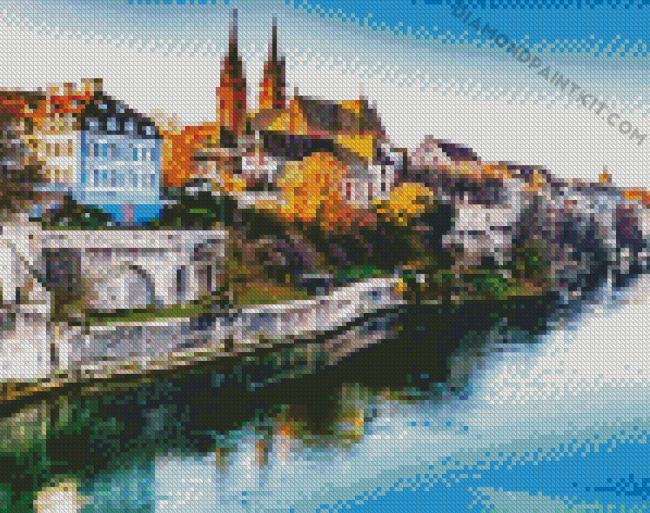 Europe Rhine River diamond painting