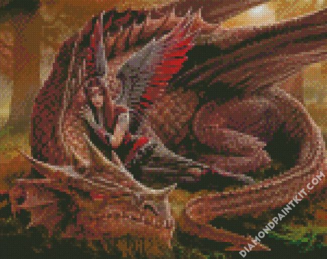 Fairy And Dragon diamond painting