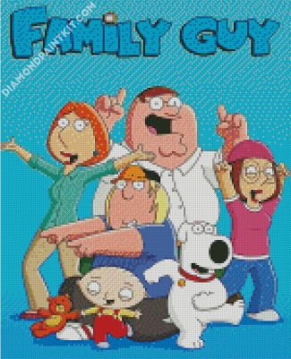 Family guy animated movie diamond painting