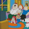 Family guy animation diamond painting