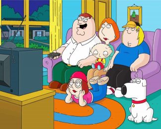 Family Guy Animation diamond painting