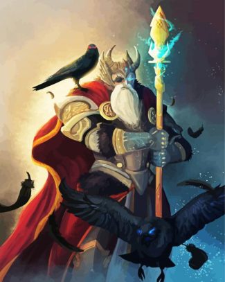 Fantasy Odin Art diamond painting