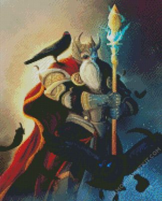 Fantasy Odin Art diamond painting