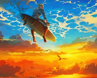 Fantasy Surfer diamond painting