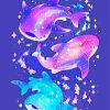 Fantasy Whale Sharks diamond painting