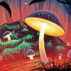 Fantasy Light Toadstools diamond painting