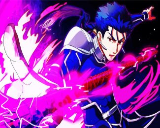 Fate Zero Lancer Art diamond painting