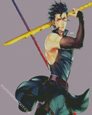 Fate Zero Lancer diamond painting