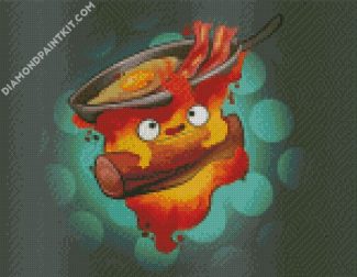 Fire Demon Calcifer diamond painting