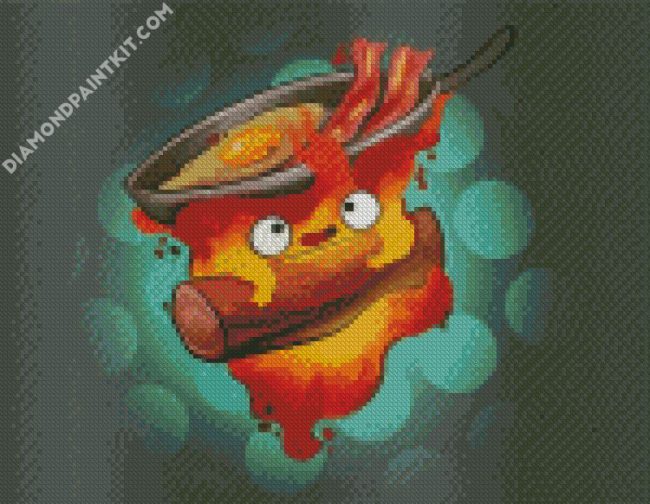 Fire Demon Calcifer diamond painting