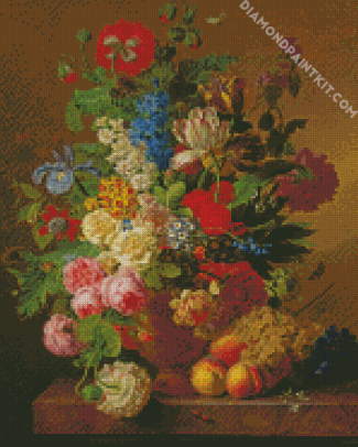 Flowerpiece By Frans Van Dael diamond painting