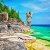 Flowerpot Island Ontario diamond painting