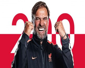 Football Manager Jurgen Klopp diamond painting