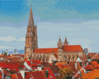 Freiburger Munster Germany Diamond painting