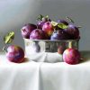 Fresh Plums In Bowl diamond painting