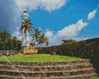 Galle Dutch Fort Sri Lanka Cop diamond painting