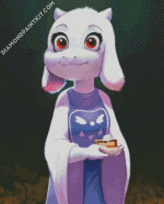 Game Undertale Toriel Diamond painting