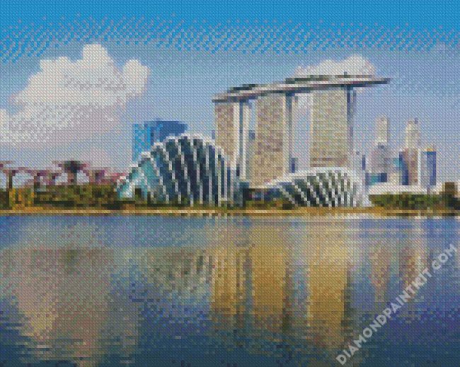 Gardens By The Bay Singaproe diamond painting