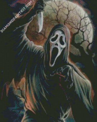 Ghostface diamond painting