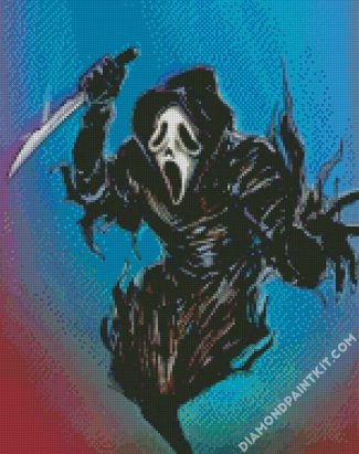 Ghostface Illustration Diamond painting