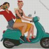 Girls On Lambretta diamond painting