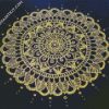 Gold Black Mandala diamond painting