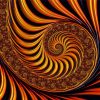 Golden Fractal Spiral Diamond painting