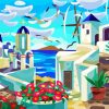 Greece Illustration diamond painting