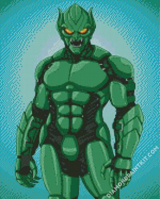 Green Goblin Comic Book Diamond painting