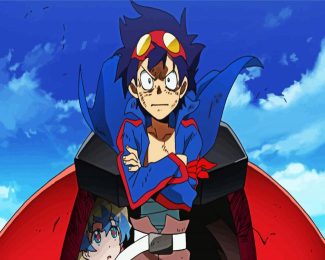 Gurren Lagann Simon diamond painting