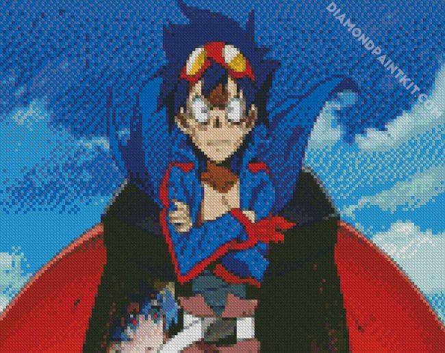 Gurren Lagann Simon diamond painting