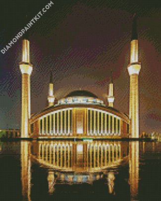 Ahmet Hamdi Akseki Mosque Ankara Turkey diamond painting