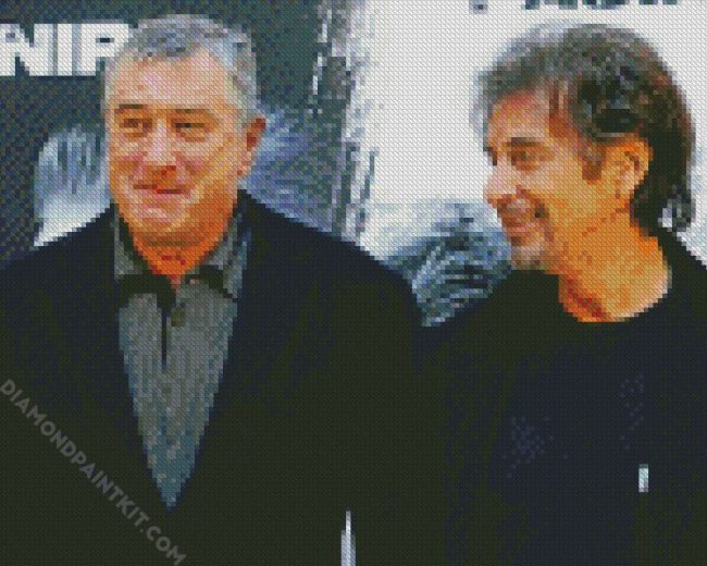 Al Pacino And Robert De Niro diamond painting