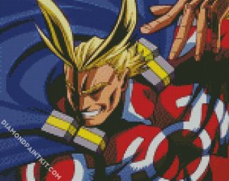 All Might Toshinori diamond painting