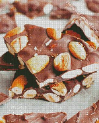 Almond Chocolate Bars diamond painting