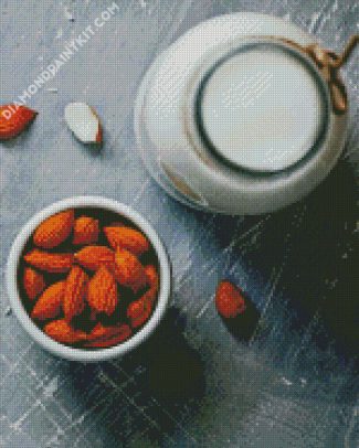 Almond Milk diamond painting