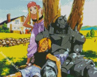 Alphonse And Fullmetal Alchemist Characters diamond painting