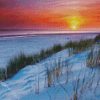 Ameland Beach At Sunset diamond painting