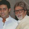 Amitabh Bachchan And His Son Abhishek Bachchan diamond painting