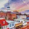 Annapolis Houses diamond painting