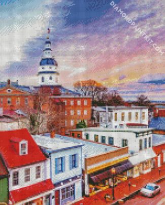 Annapolis Houses diamond painting