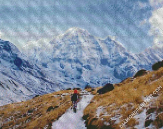 Annapurna Hiking diamond painting