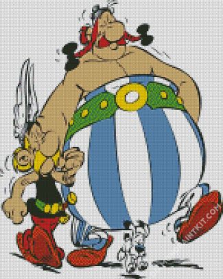 Asterix Cartoon diamond painting