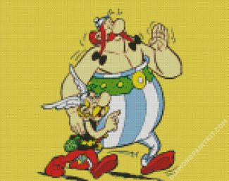 Asterix Comic Serie diamond painting