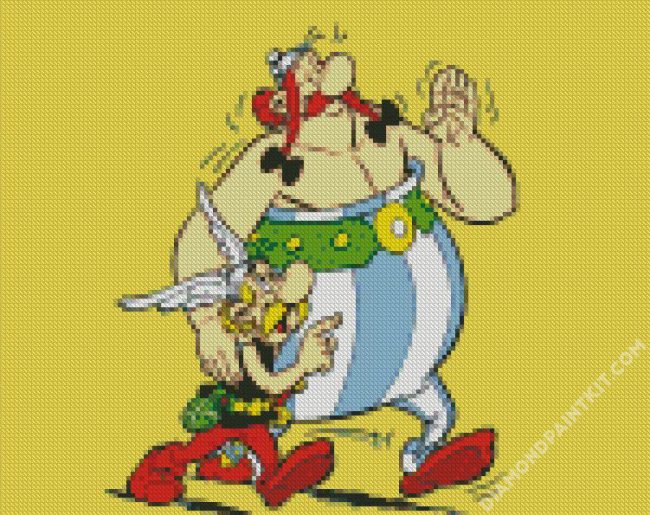 Asterix Comic Serie diamond painting