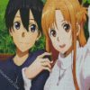 Asuna And Kirito diamond painting