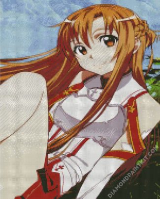 Asuna Character diamond painting