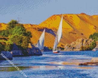 Aswan Egypt diamond painting