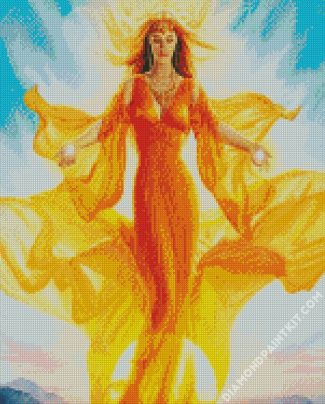 Athena Goddess diamond painting