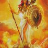 Athena Greek Myths diamond painting